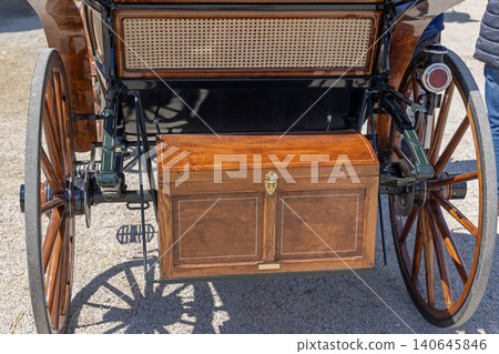 Vintage Trunk Box Carriage Vintage Trunk Box Carriage 140645846