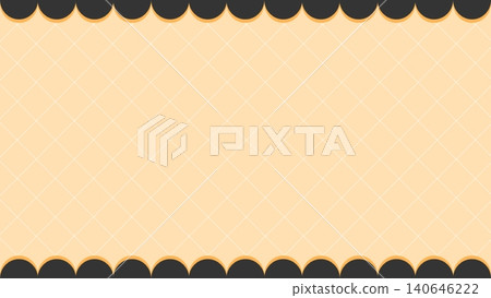 Cute frills and a pop background in pastel colors Cute frills and a pop background in pastel colors 140646222