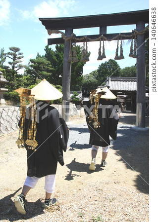 Okwahan, a local specialty, is a prayer offered for rice cultivation. Okwahan, a local specialty, is a prayer offered for rice cultivation. 140646638