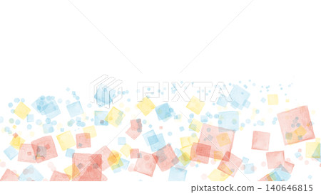 A refreshing watercolor frame background reminiscent of glass jelly. A refreshing watercolor frame background reminiscent of glass jelly. 140646815