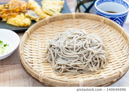 Delicious soba noodles and tempura Delicious soba noodles and tempura 140646996