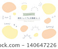 Liquid Shape Frame with Sun Ray Design Set (Orange & Yellow) 140647226