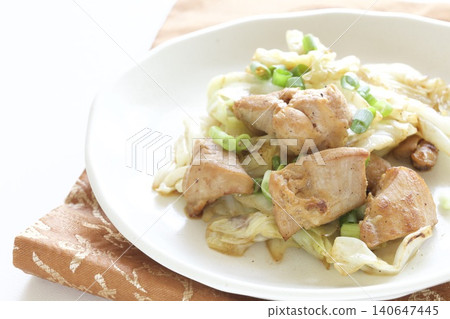 Stir-fried chicken and cabbage Stir-fried chicken and cabbage 140647445