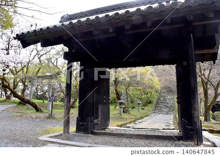 Akizuki Castle Ruins, Akizuki Castle Main Gate (Black Gate), Asakura City, Fukuoka Prefecture Akizuki Castle Ruins, Akizuki Castle Main Gate (Black Gate), Asakura City, Fukuoka Prefecture 140647845