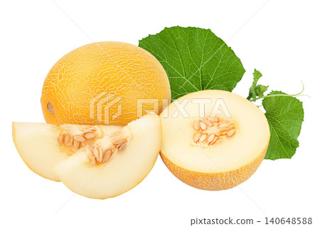 Melon isolated on white background with full depth of field 140648588
