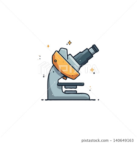 This stylized illustration features a microscope, a symbol of science, research, and education. It represents exploration, discovery, and meticulous examination, suitable for educational materials This stylized illustration features a microscope, a symbol of science, research, and education. It represents exploration, discovery, and meticulous examination, suitable for educational materials 140649163