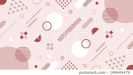 Seamless geometric pattern background in soft pink. Seamless geometric pattern background in soft pink. 140649479