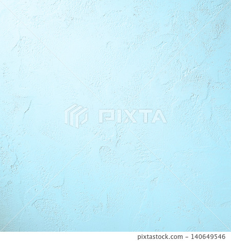 A square background image of a plaster wall with trowel marks visible, illuminated by light blue light. A square background image of a plaster wall with trowel marks visible, illuminated by light blue light. 140649546