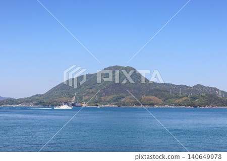 從佐島看到的岩木島 從佐島看到的岩木島 140649978
