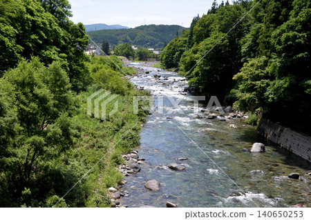 岐阜縣高山市莊川町中畠附近的莊川河 4 號 - 2025 年 6 月 岐阜縣高山市莊川町中畠附近的莊川河 4 號 - 2025 年 6 月 140650253
