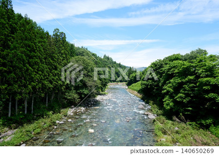 Shogawa River near Nakahata, Shokawa-cho, Takayama City, Gifu Prefecture 20_June 2025 140650269