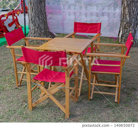 Director Chairs Table Set 140650872