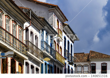 Antique colonial architecture 140651316