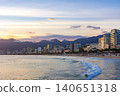 Modern buildings facing the sea 140651318