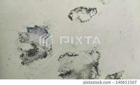 Weathered concrete wall texture background with peeling paint 140651507