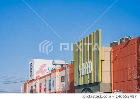 Scenery of Oshiro Town Xiao in Nishio City (Aichi Prefecture) 140652487