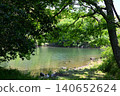Lake Ippeki in the fresh greenery of Shizuoka 140652624