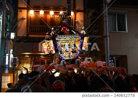 東京吉原神社大祭典的景象 東京吉原神社大祭典的景象 140652778