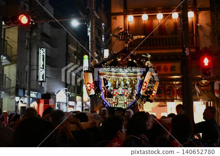 東京吉原神社大祭夜景 東京吉原神社大祭夜景 140652780