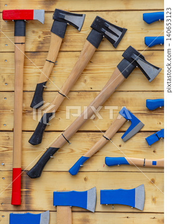 Chopping Wood Steel Axes Chopping Wood Steel Axes 140653123
