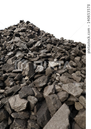 Dark coal piles form a rough mound Dark coal piles form a rough mound 140653578