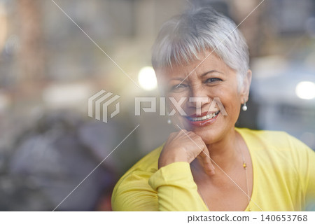 Portrait, smile and mature woman at coffee shop window to relax for break, retirement or weekend. Face, happy or wellness and confident customer with gray hair in cafe or restaurant for hospitality Portrait, smile and mature woman at coffee shop window to relax for break, retirement or weekend. Face, happy or wellness and confident customer with gray hair in cafe or restaurant for hospitality 140653768