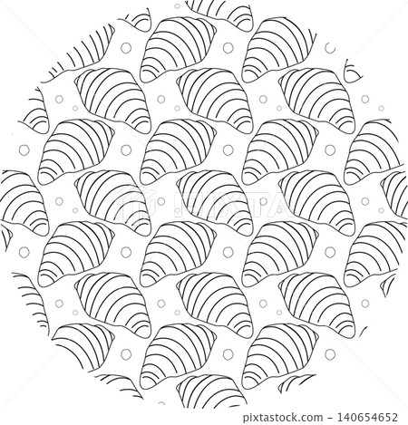 Circle Background of hand drawn Croissants and crumbles Pattern Minimalist flat design Croissant Day. Isolated Vector illustration Bakery Thematic Backdrop media highlights Promo Banner, leaflets, tag Circle Background of hand drawn Croissants and crumbles Pattern Minimalist flat design Croissant Day. Isolated Vector illustration Bakery Thematic Backdrop media highlights Promo Banner, leaflets, tag 140654652
