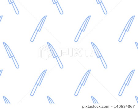 Light blue knife repeating pattern background - cooking, kitchen, and food preparation image Light blue knife repeating pattern background - cooking, kitchen, and food preparation image 140654867