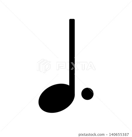 music note icon vector design template in white background 140655387