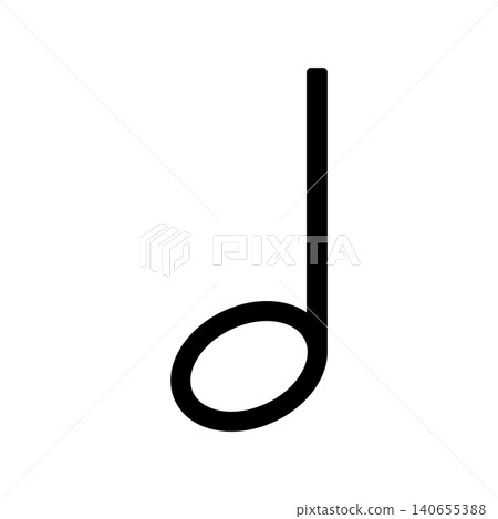 music note icon vector design template in white background music note icon vector design template in white background 140655388