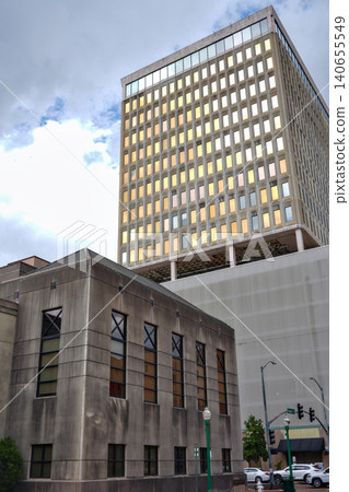 Downtown office buildings in Jackson Mississippi 140655549