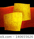 Gold and red paper background material 140655626