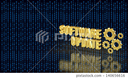 Software Update Technology For Secure Digital Innovation 3d render. Software Update Technology For Secure Digital Innovation 3d render. 140656616