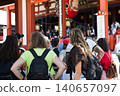 Foreign tourists visiting Japan 140657097