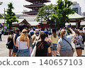 Foreign tourists visiting Japan 140657103