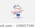Happy Independence Day Celebration Design 140657340
