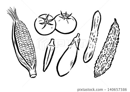 Summer Vegetables Painting Summer Vegetables Painting 140657386