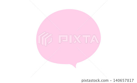 Simple and natural hand-drawn style speech bubble material Simple and natural hand-drawn style speech bubble material 140657817