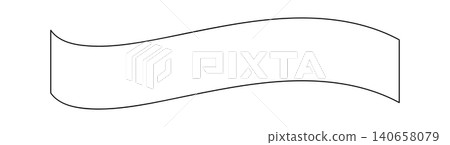 簡單的絲帶標題材料 簡單的絲帶標題材料 140658079