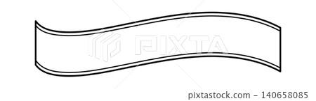 Simple ribbon heading material Simple ribbon heading material 140658085