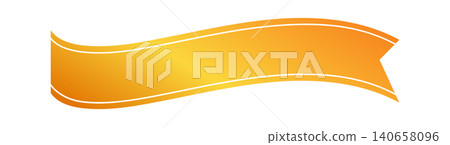 Simple ribbon heading material 140658096