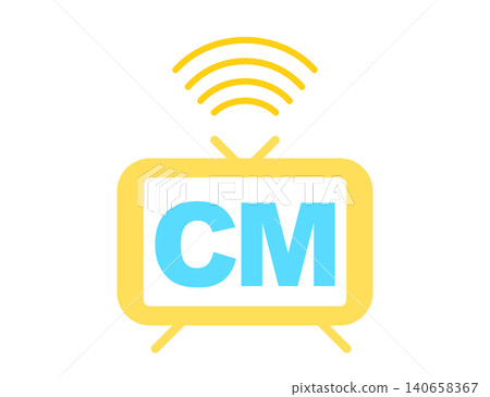 simple tv illustration simple tv illustration 140658367