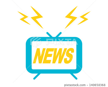 simple tv illustration simple tv illustration 140658368