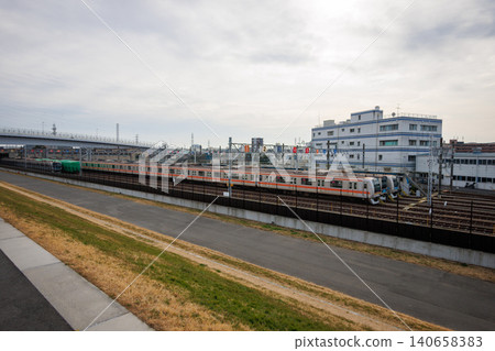 深川車輛段行德支線 - 車輛段 深川車輛段行德支線 - 車輛段 140658383