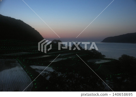 Scenery with rice terraces Scenery with rice terraces 140658695