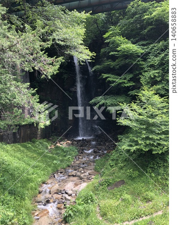 Waterfalls are a cool place to be during this time of year. Waterfalls are a cool place to be during this time of year. 140658883