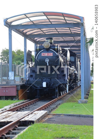 保存完好的C58蒸氣機車(志布志鐵道紀念公園) 保存完好的C58蒸氣機車(志布志鐵道紀念公園) 140658983