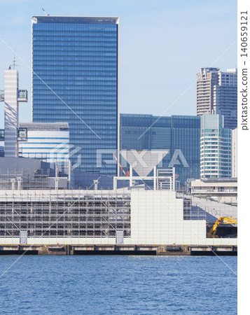 2023年1月,晴海客輪碼頭拆除工程遠景 2023年1月,晴海客輪碼頭拆除工程遠景 140659121