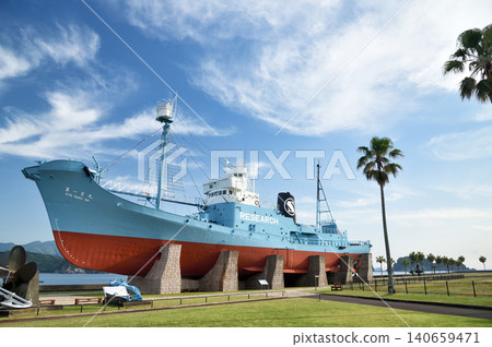 Kujirahama Park (Whaling ship, Daiichi Kyomaru) [Taiji Town, Wakayama Prefecture] 140659471