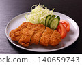 Crispy pork loin cutlet 140659743